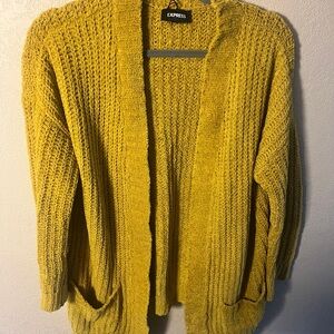 Express Women's Mustard Cardigan